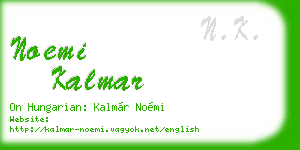 noemi kalmar business card